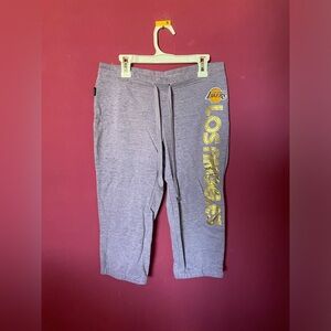 Purple Los Angeles Lakers Capri Pants